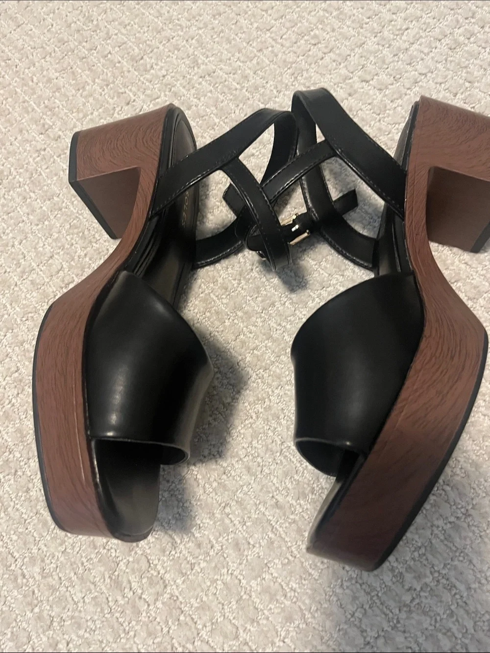 Aerosoles Tate Block Heel Platform Sandals